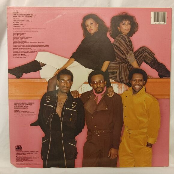 Vintage 1982 Chic - "Tongue In Chic" Funk/Soul/Disco 12" 33 RPM Vinyl LP Record - Picture 2 of 2